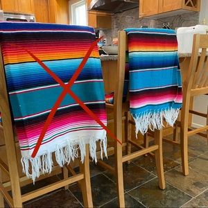 Large Mexican Serape Blanket
